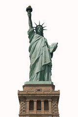 Fototapeta na wymiar izolowane Statua Wolności pomnika, NYC