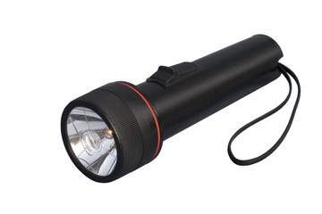 black flashlight