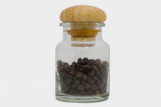 juniper berries in a jar