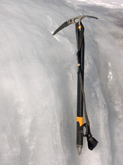 ice axe.