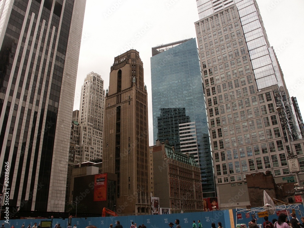 Wall mural manhattan skyscrapers 3