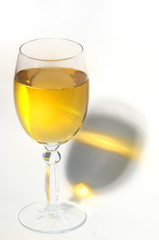 glass of white wine