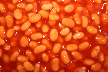 plate of baked beans