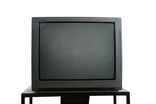 television monitor on stand