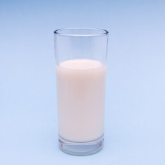 glass on milk