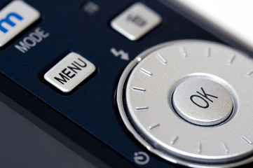 digital camera closeup with shallow dof