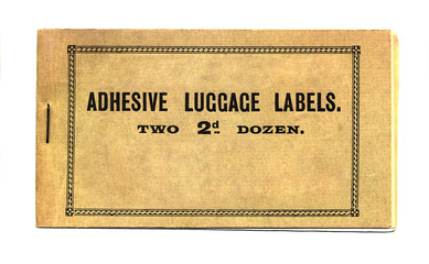 adhesive luggage labels