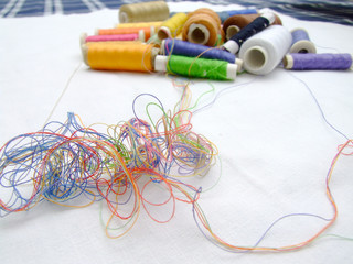 yarn macro, bussines relation concept