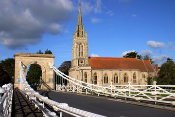 marlow bridge and church