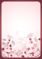 background with lotus flowers