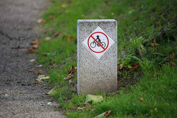 interdiction de faire du vélo