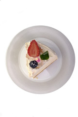 piece of cake with candle