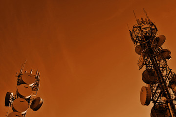 dual comminications tower