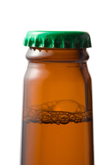 unopened beer bottle