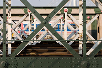 train in the bridge
