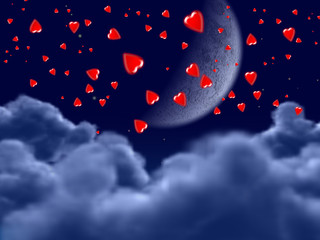 hearts in night (find more in my portfolio)