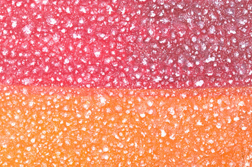 red & orange background