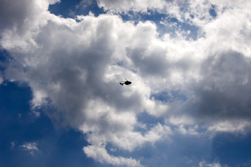 helicopter silhouette