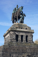 Obraz premium kaiser wilhelm 1 war memorial statue