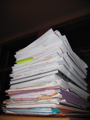 pile de dossiers