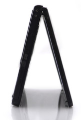 black notebook close up