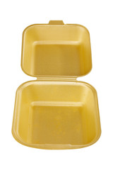 styrofoam container empty