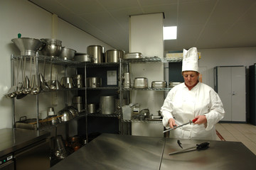 chef preparing to cook