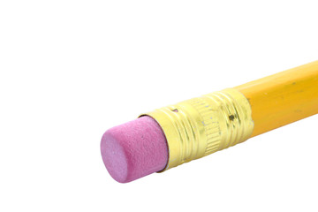 macro of pencil top - isolated