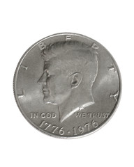 front of half dollar, clippathed