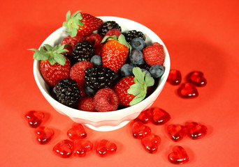 bowl of berries