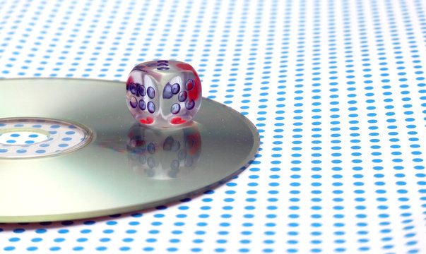 dice on dvd/cd media