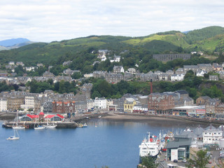 Fototapeta na wymiar miasto Oban Szkocji