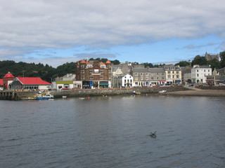 Fototapeta na wymiar town of oban scotland