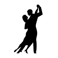 bailando tango 2 - obrazy, fototapety, plakaty