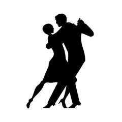 tango dancers 1 - obrazy, fototapety, plakaty