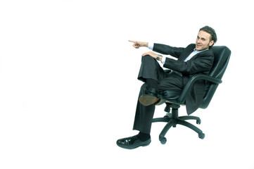 businessman sitting
