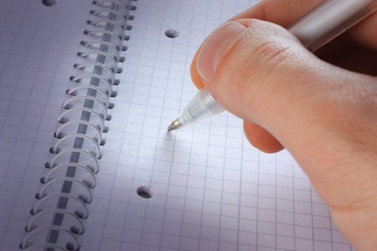 hand and planner