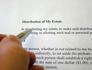 distribution of my estate