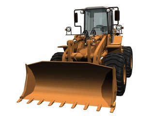 bulldozer excavator © Ericus