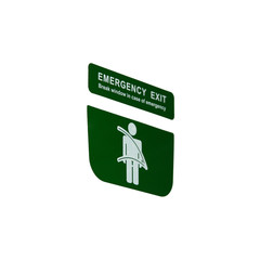emergency exit sign