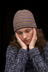 portrait of a young woman