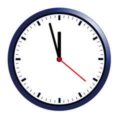 office, school, or home wall clock - vector