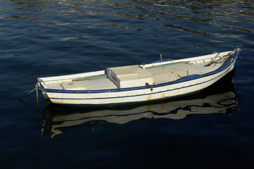 Naklejka premium blue and white