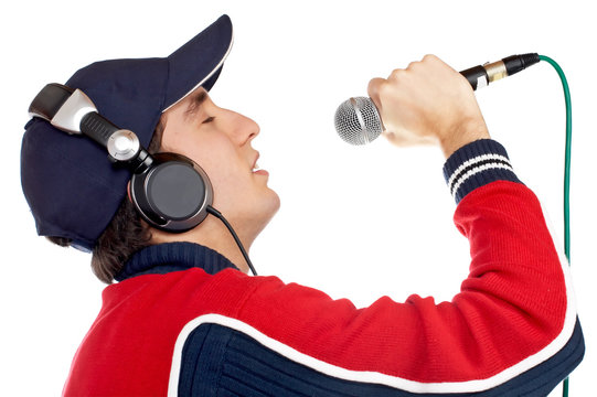 disc jockey singing