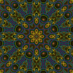fractal abstract lotus