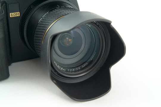 photo camera lens.