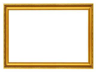 golden horizontal frame