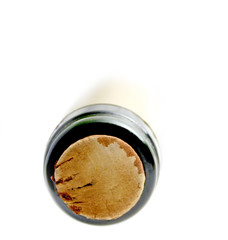 top of wine bottle