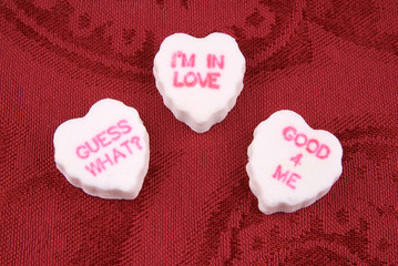 conversational candy hearts