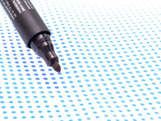 black marker